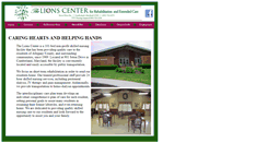 Desktop Screenshot of lionscenter.com