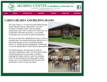 Tablet Screenshot of lionscenter.com